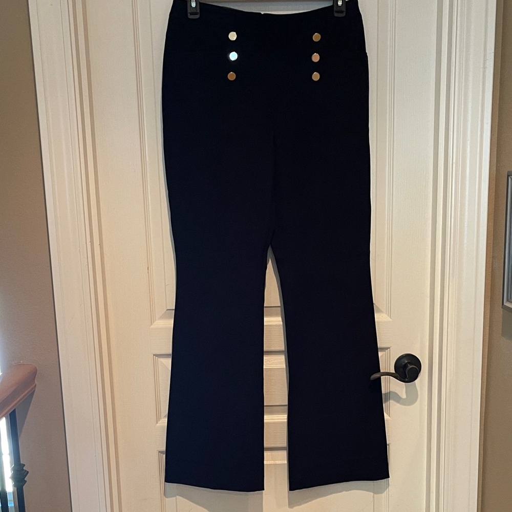 INC International Concepts Black Flare Pants